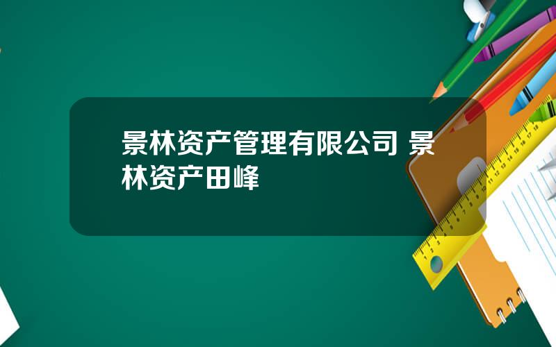 景林资产管理有限公司 景林资产田峰